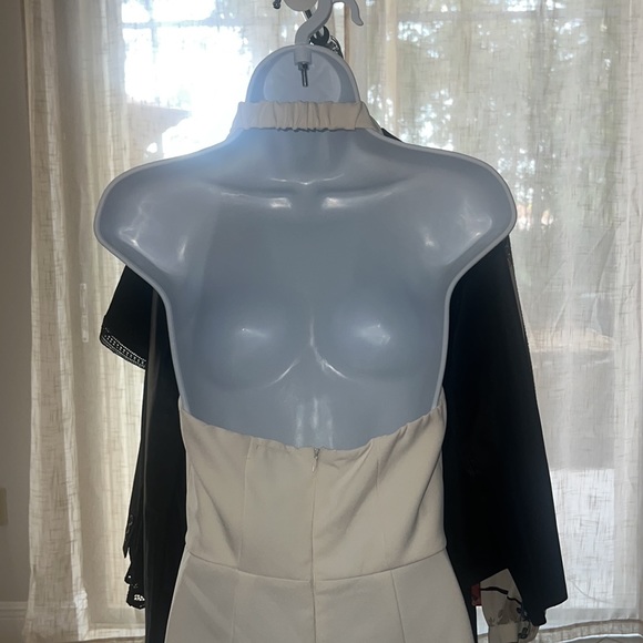 Halter jumpsuit - ivory color - Picture 3 of 3